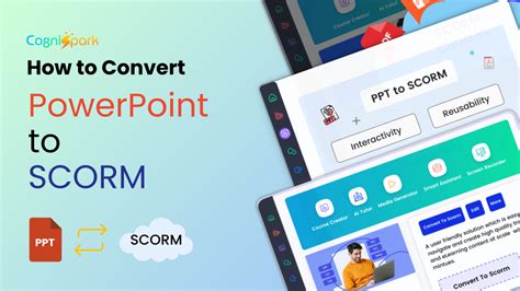 How to Convert PowerPoint to SCORM CongiSpark AI