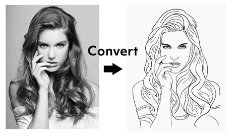 How to Convert an Image Into a Line Drawing Using