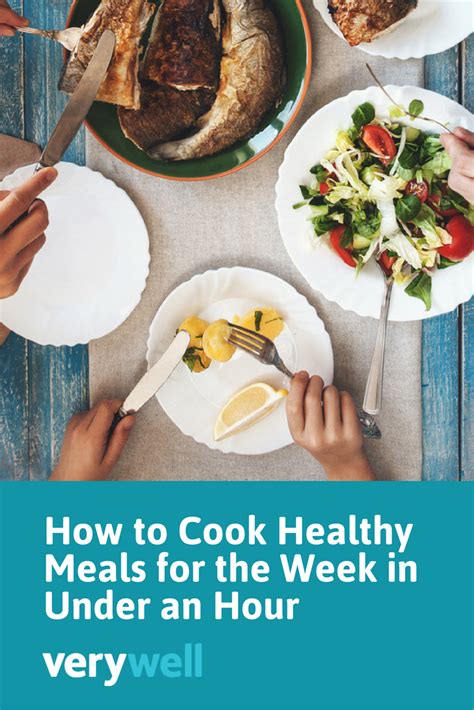 How to Cook Healthy Meals for the Week in Under an Hour