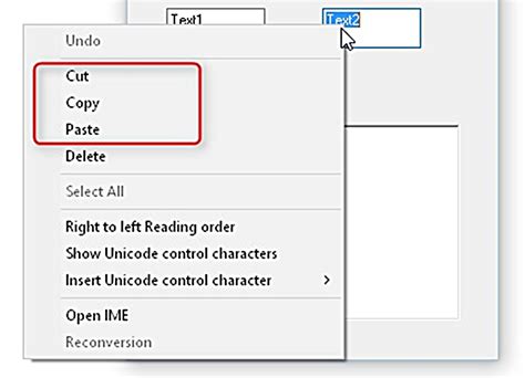 How to Copy Paste or Cut Text Without a Context Menu