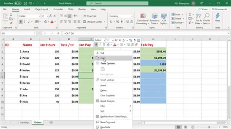 How to Copy and Paste Formulas in Excel Office 365 YouTube