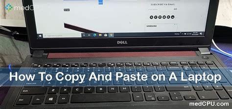 How to Copy and Paste on a Laptop