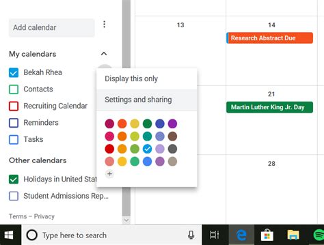 How to Correctly Share Your Google Calendar UpCurve Cloud