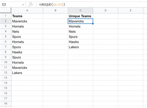 How to Count Unique Values in Google Sheets (With Examples) Statology