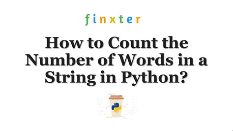 How to Count a Number of Words in a String in Python programming