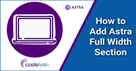 How to Create Astra Page Headers - Codefetti LLC Website Design
