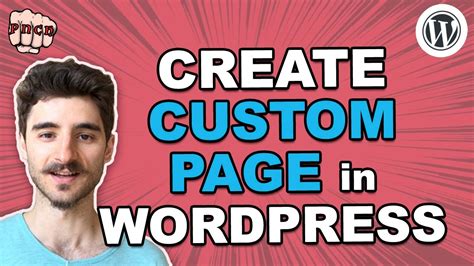 How to Create Custom Page Template in Wordpress YouTube