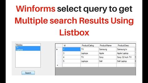 How to Create Dual Listbox Multi Selection C Windows Form Application
