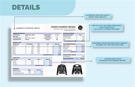 How to Create Garment Cost Sheet Shirt Costing - YouTube