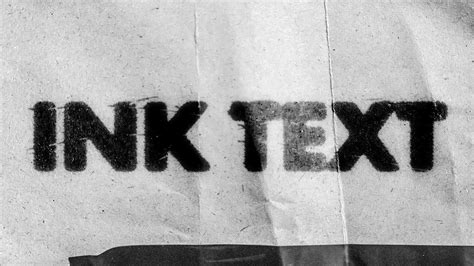 How to Create Ink Bleed Text Distressed Effect Graphic Design