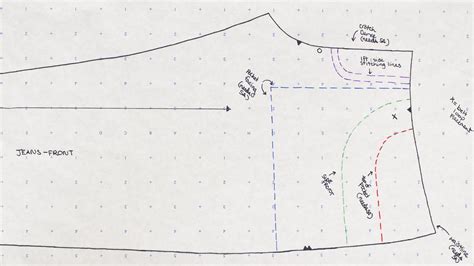 How to Create Patterns from Existing Clothing Jeans Part 1