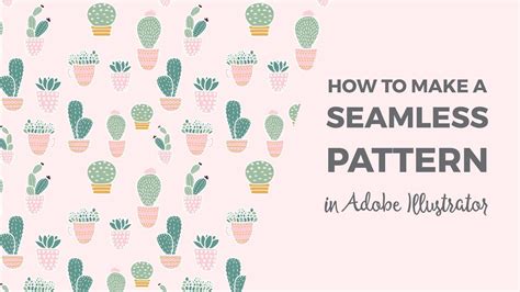 How to Create Seamless Pattern in illustrator StepByStep Seamless