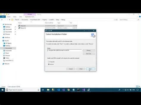 How to Create Setup.exe in Visual Studio 2019 FoxLearn YouTube