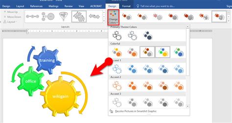 How to Create Smart Art Graphic in Microsoft Word 2016 wikigain