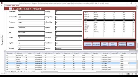 How to Create Student Record Data Entry Form in MS Access Part 2 of 2