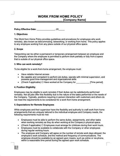 How to Create Work From Home Policy in India 2020 (Template)