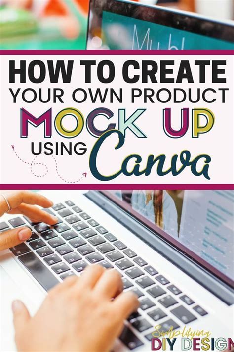 How to Create Your Own Product Mockup Template Canva tutorial