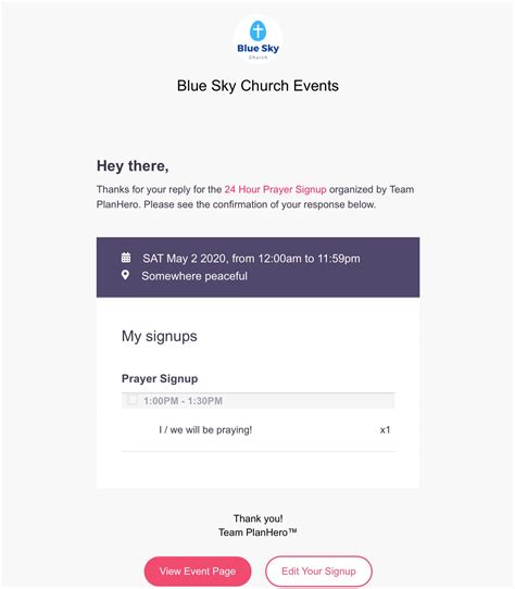 How to Create a 24 Hour Prayer Signup in Minutes