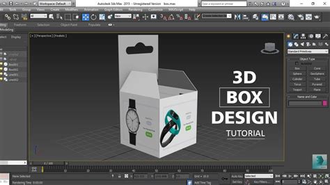 How to Create a 3D Box in tutorial, Create