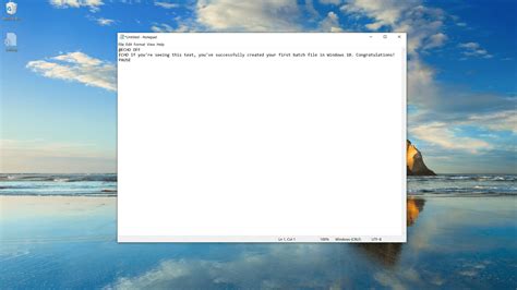 How to Create a Batch File in Windows 10