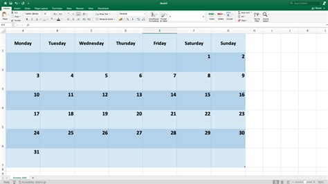 How to Create a Calendar in Excel Taskade