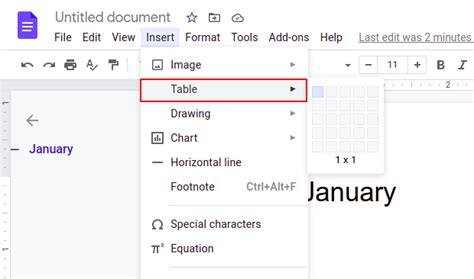 How to Create a Calendar in Google Docs G Workspace Tips