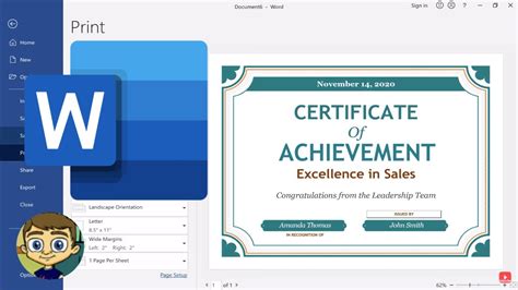 How to Create a Certificate in Word THE Ultimate Guide