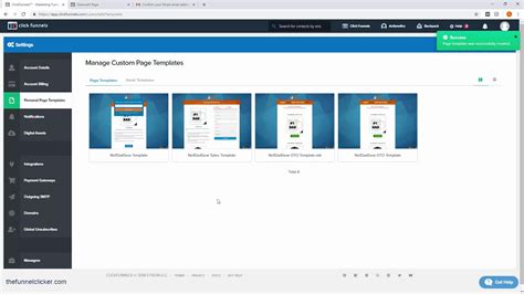 How to Create a ClickFunnels Template YouTube