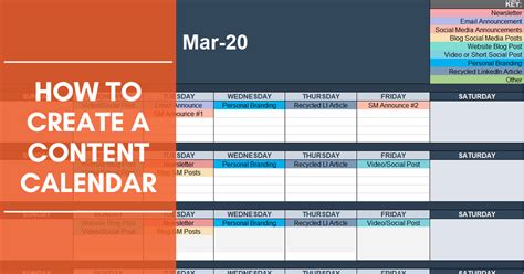 How to Create a Content Calendar CycleWerx Marketing