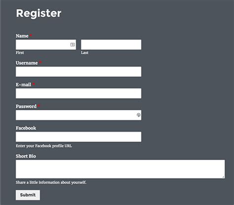 How to Create a Custom WordPress User Registration Form WP Content