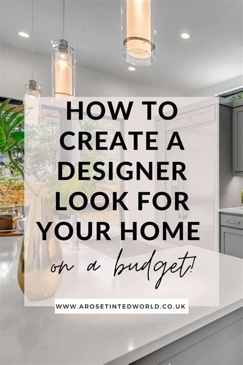 How to Create a Designer Look at Home