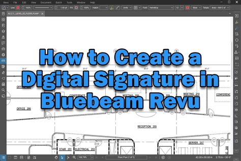 How to Create a Digital Signature in Bluebeam Revu 2019 Taradigm