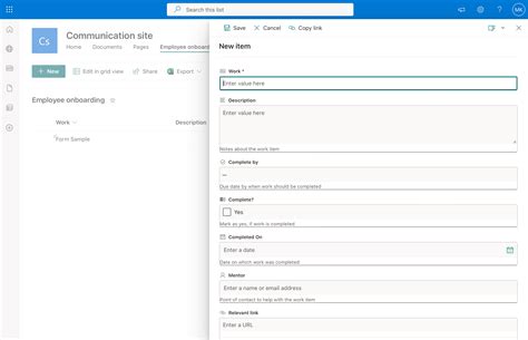 How to Create a Form in SharePoint Online Master Data Skills + AI