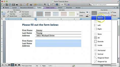 How to Create a Form in Word for Mac OBU YouTube