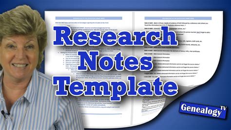 How to Create a Genealogy Research Notes Template in MS Word YouTube