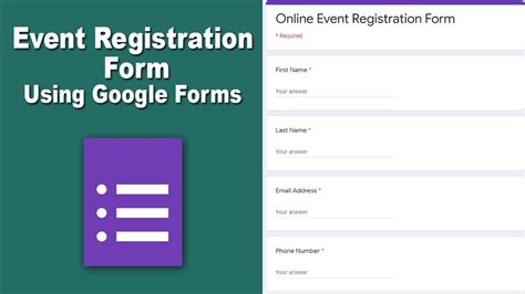 How to Create a Google Form for Event Registration