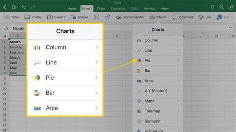 How to Create a Graph in Excel for iPad