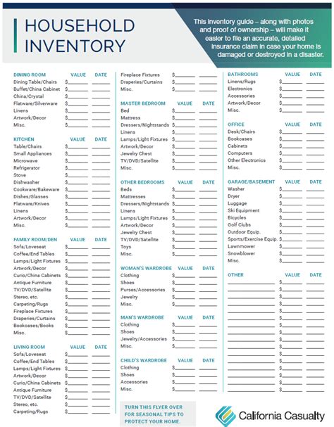How to Create a Home Inventory for Insurance Methods Apps amp Checklist