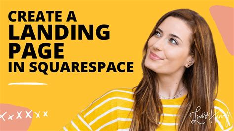How to Create a Landing Page in Squarespace YouTube
