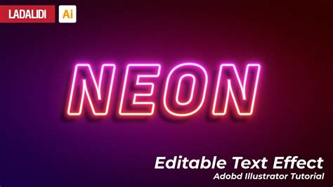 How to Create a Neon Text Effect in Adobe Illustrator