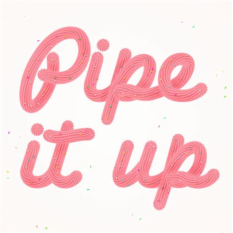 How to Create a Piped Icing Text Effect in Adobe