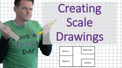 How to Create a Scaled Drawing on Graph Paper - YouTube