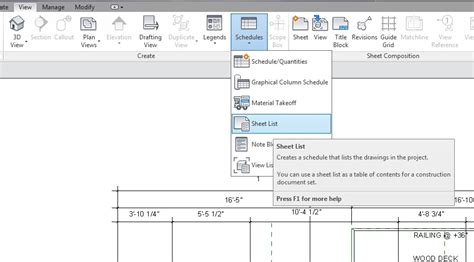 How to Create a Sheet Index in Revit 2013 — EVstudio, Architect