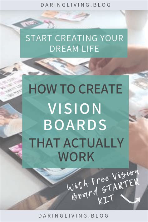 How to Create a Vision Board that Actually Works + Free Starter Kit