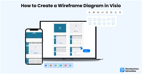 How to Create a Wireframe Diagram in Visio EdrawMax