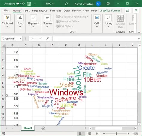 How to Create a Word Cloud in Excel Learn Excel