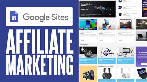 How to Create an Affiliate Marketing Website Using Google Sites For