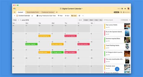 How to Create an Editorial Calendar Airtable