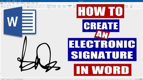 How to Create an Electronic Signature in Microsoft Word [2024 Overview]
