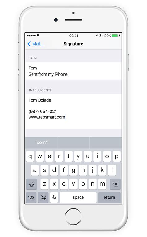 How to Create an Email Signature in iOS Mail